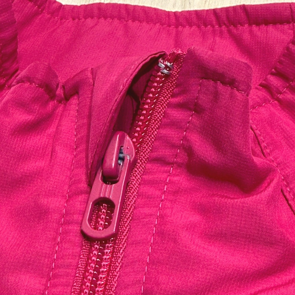 Y2K Adidas Womens Fuchsia Pink Full Zip‎ Windbreaker Track Jacket Size Medium - Picture 12 of 12